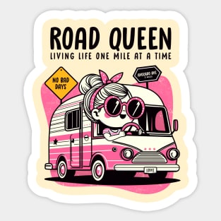 ROAD QUEEN Sticker